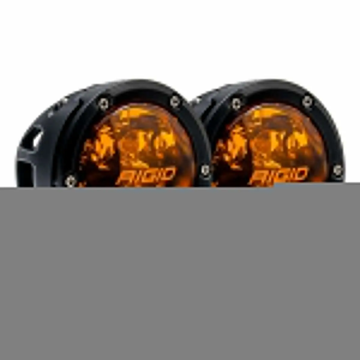 360-Series 4 Inch Spot With Amber Pro Lens Pair Rigid Industries 1