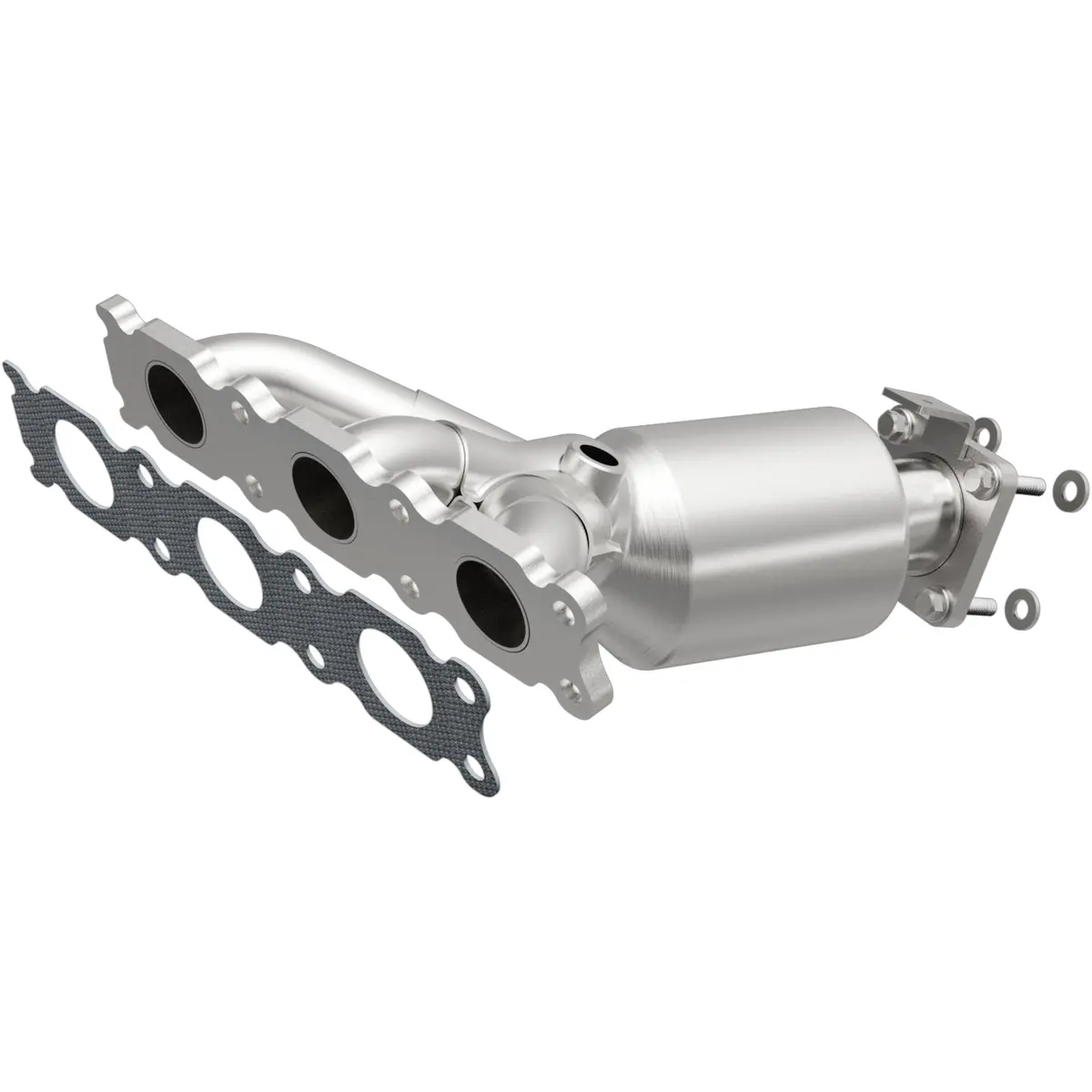 Catalytic Converter With Integrated Exhaust Manifold 1