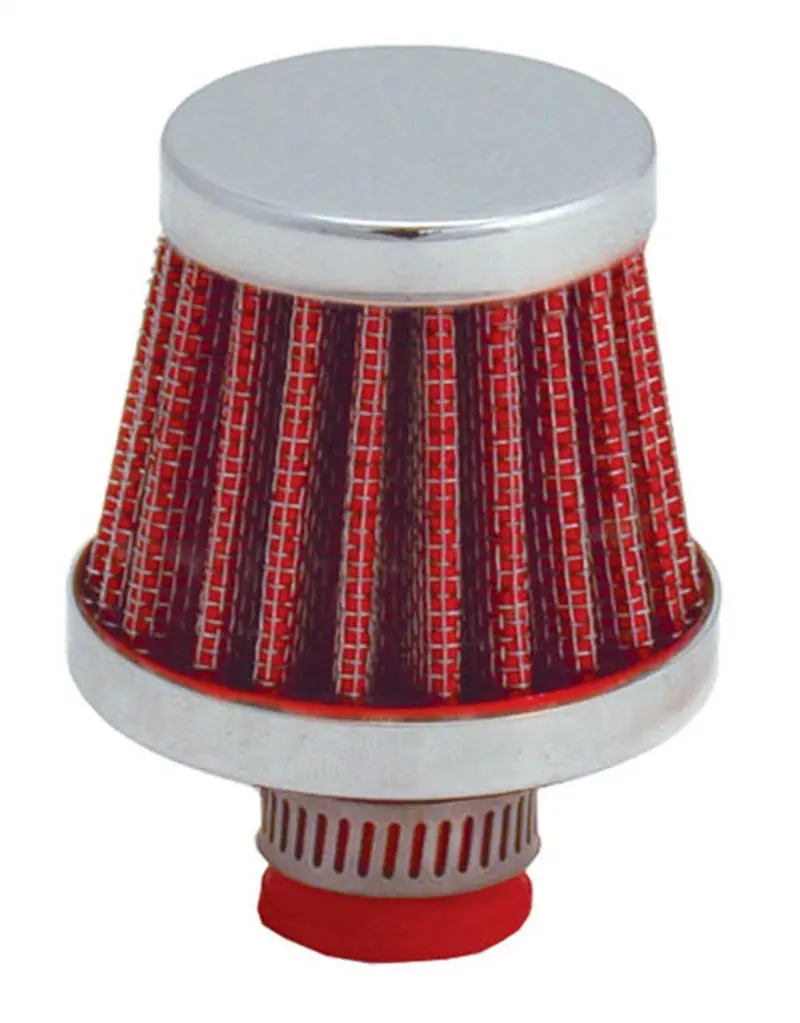 Spectre Breather Filter 10Mm Flange / 2In. Od / 1-3/4In. Height - Red 1