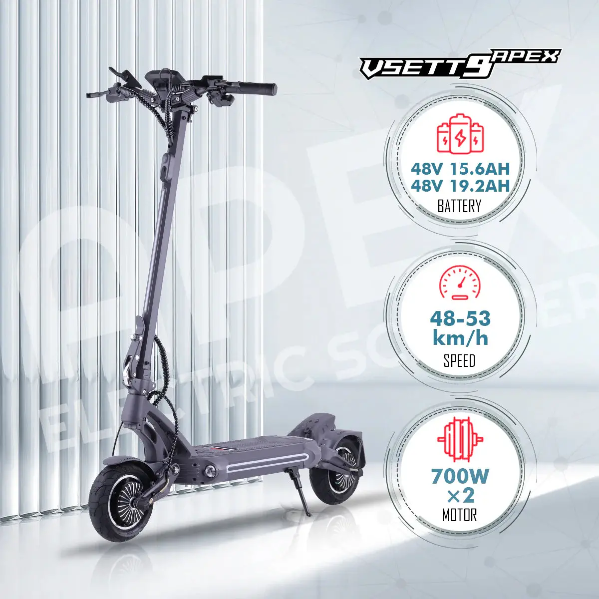 Vsett 9+ Apex Electric Scooter 1