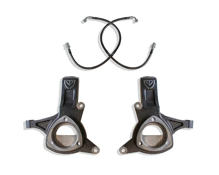 5" Lift Spindles W/ Brake Lines 1