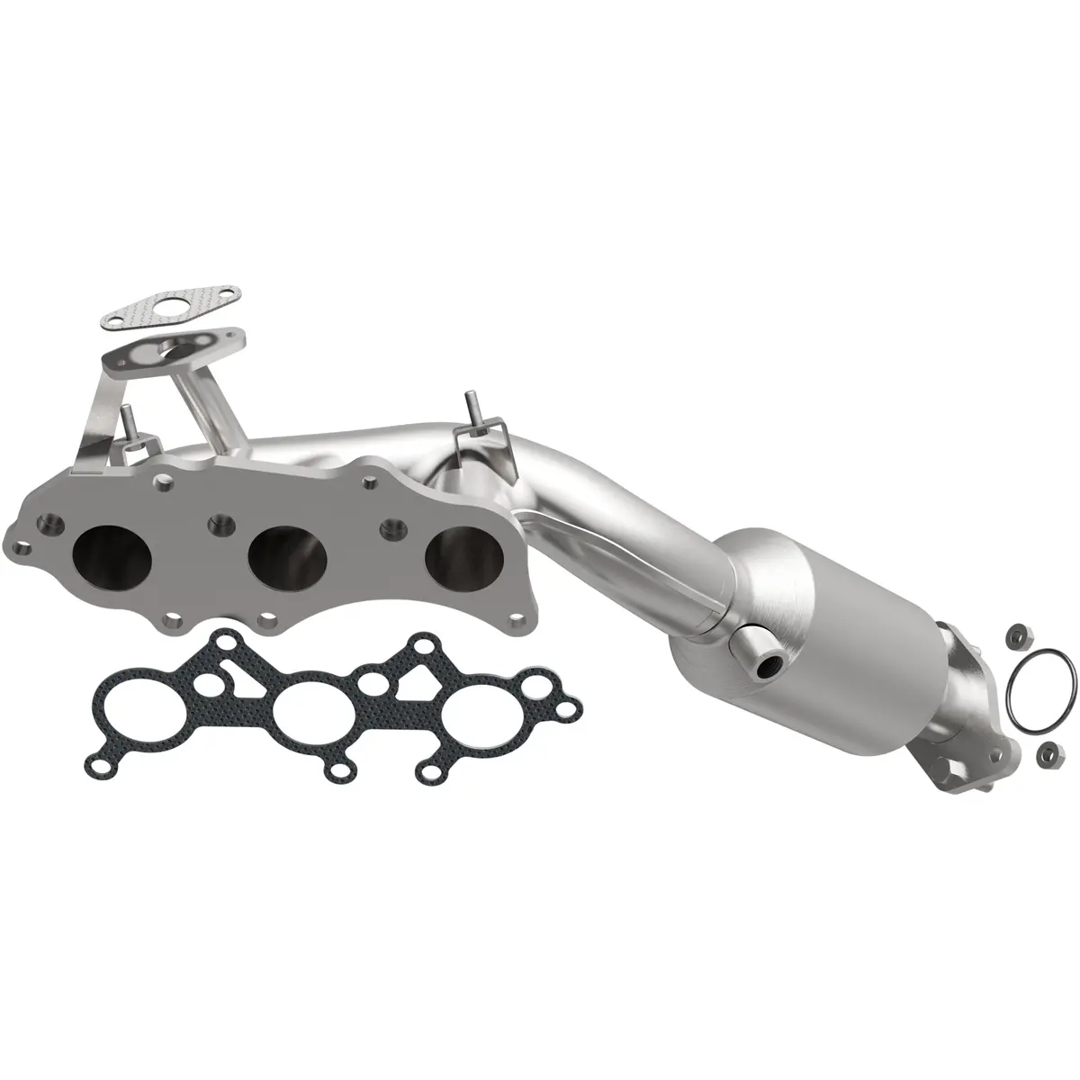 Catalytic Converter With Integrated Exhaust Manifold 1