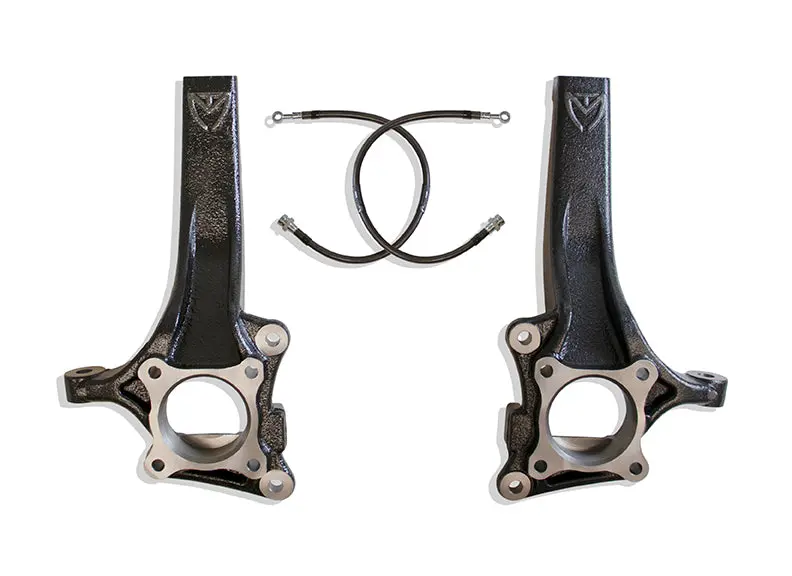 4.5" Lift Spindles W/ Brake Lines 1