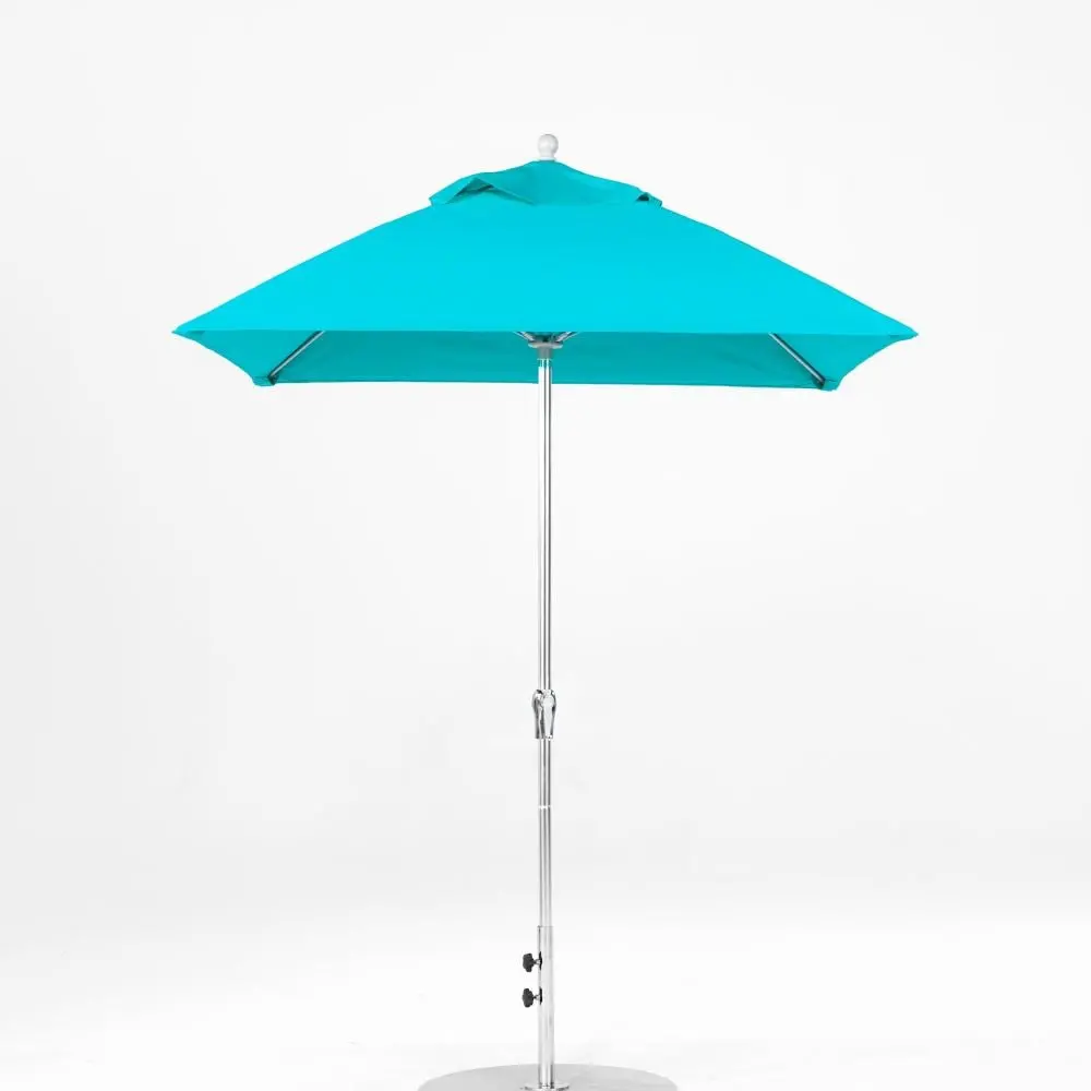 Monterrey 7.5’ Square Market Aluminum Umbrella With Pulley Lift - 464Fm-Sq 1