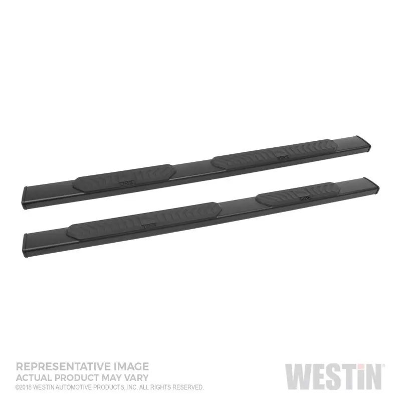 Westin 2019 Chevrolet Silverado/Sierra 1500 Crew Cab R5 Nerf Step Bars - Black 1