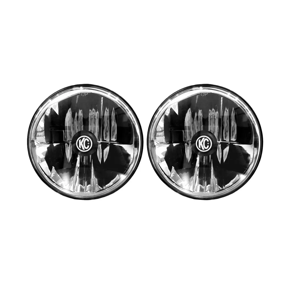 Kc Headlights Gravity Led 7In 2-Light 1997-2006 Jeep Wrangler Tj 1