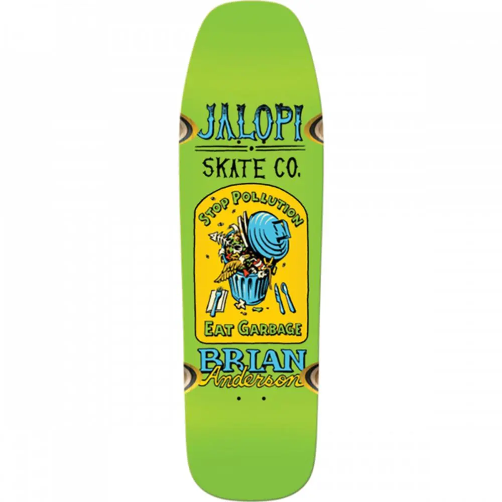 Antihero Anderson Jalopi Returns 9.25" Green Skateboard Deck 1