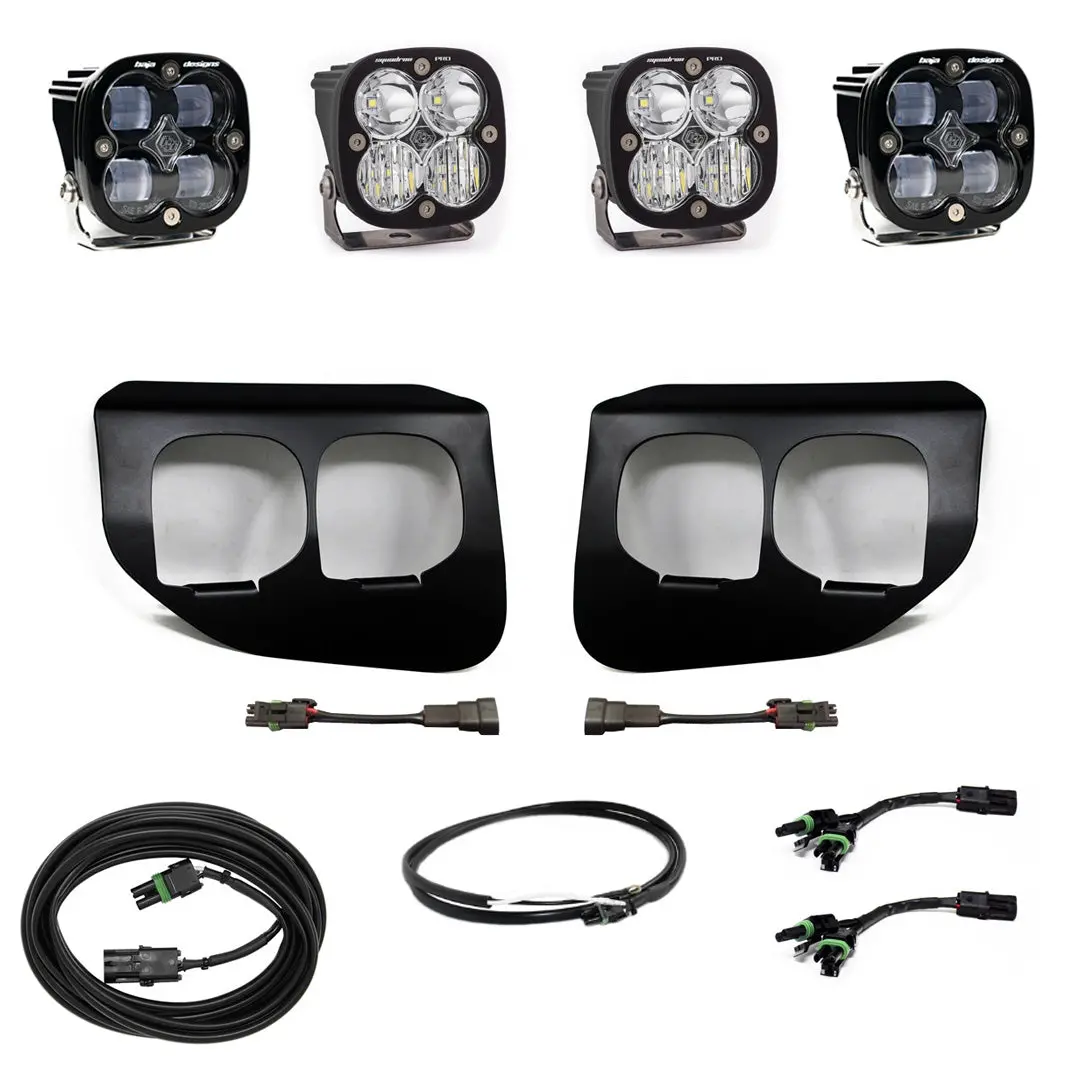 Ford Super Duty (20-22) Fog Lights Dual Fpk Sae/Pro Dc Baja Designs W/Upfitter Baja Designs 1