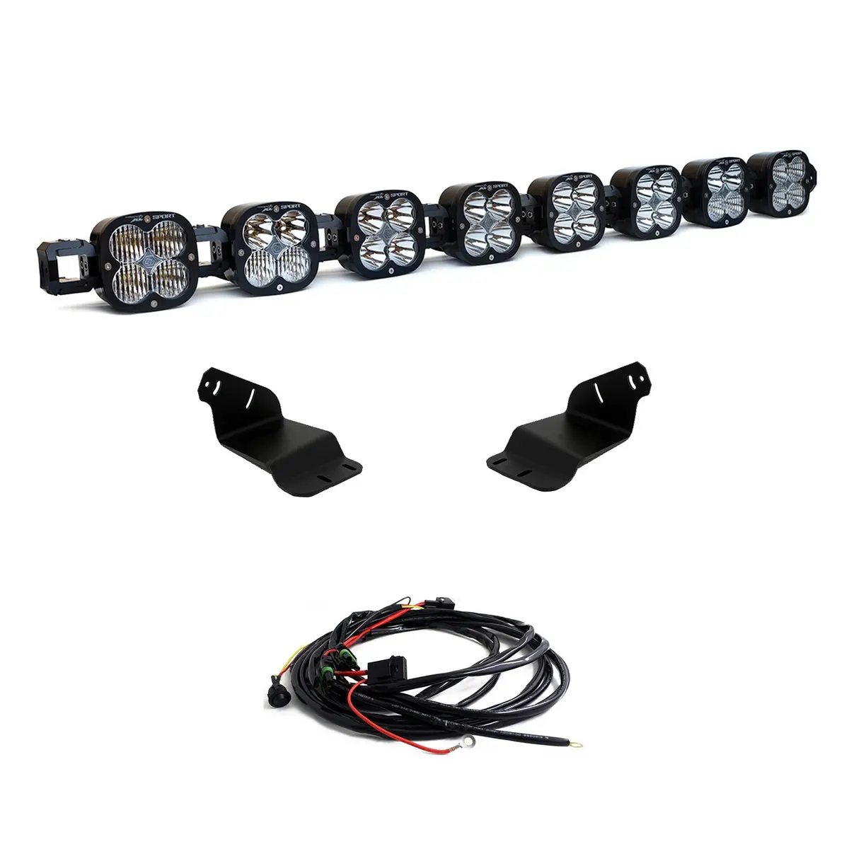 Bronco Roof Light Bar Kit 21-Up Ford Bronco 8 Xl Linkable Baja Designs 1