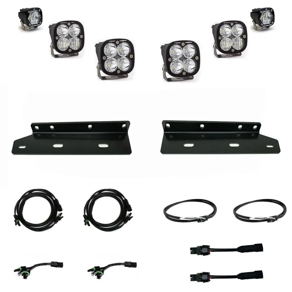 Aftermarket Fog Pocket Unlimited Kit Fits 21-On Ford Raptor Baja Designs 1