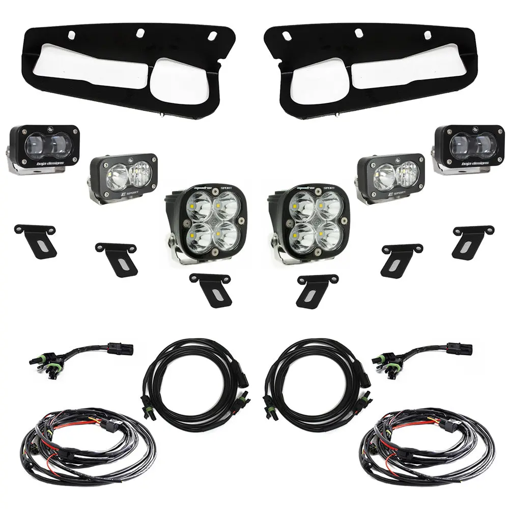 Ford Bronco (21-Present) S2 Sae Fpk Sportsmen For Oem Steel Bumper Baja Designs 1