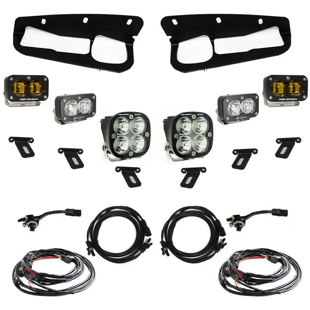 Ford Bronco (21-Present) S2 Sae Amber Fpk Sportsmen For Oem Steel Bumper Baja Designs 1
