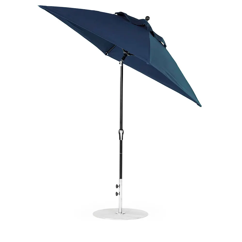 Monterrey 7.5’ Square Market Aluminum Umbrella With Crank Lift Auto Tilt - 464Fma-Sq 1