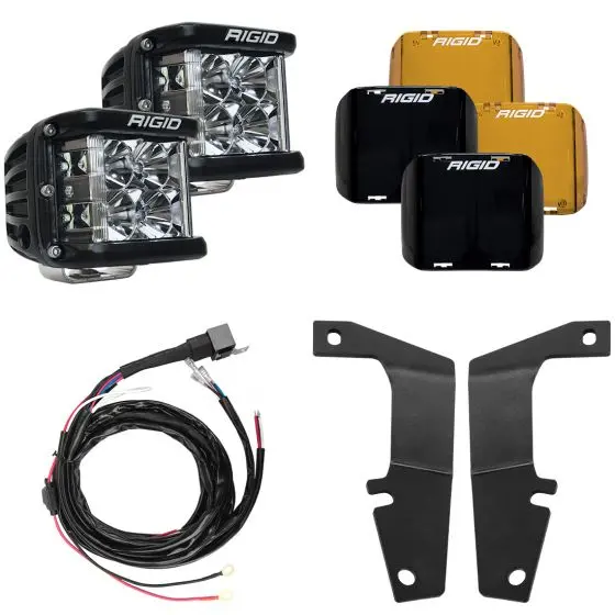 2014-2020 Toyota Tundra A-Pillar Light Kit, Includes D-Ss Flood Rigid Industries 1