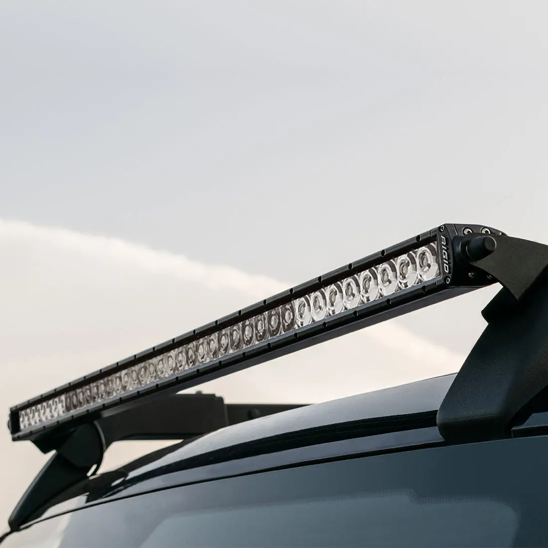2021-Present Ford Bronco Roof Rack Light Kit With A Sr Spot/Flood Combo Bar Included Rigid Industries 1