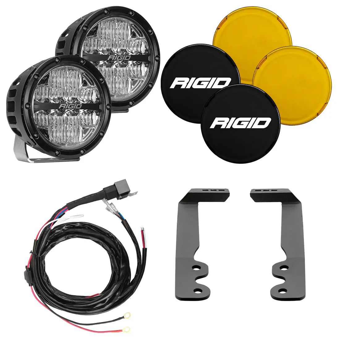 2022+ Toyota Tundra 6 Inch 360-Series A-Pillar Lighting Kit Rigid Industries 1