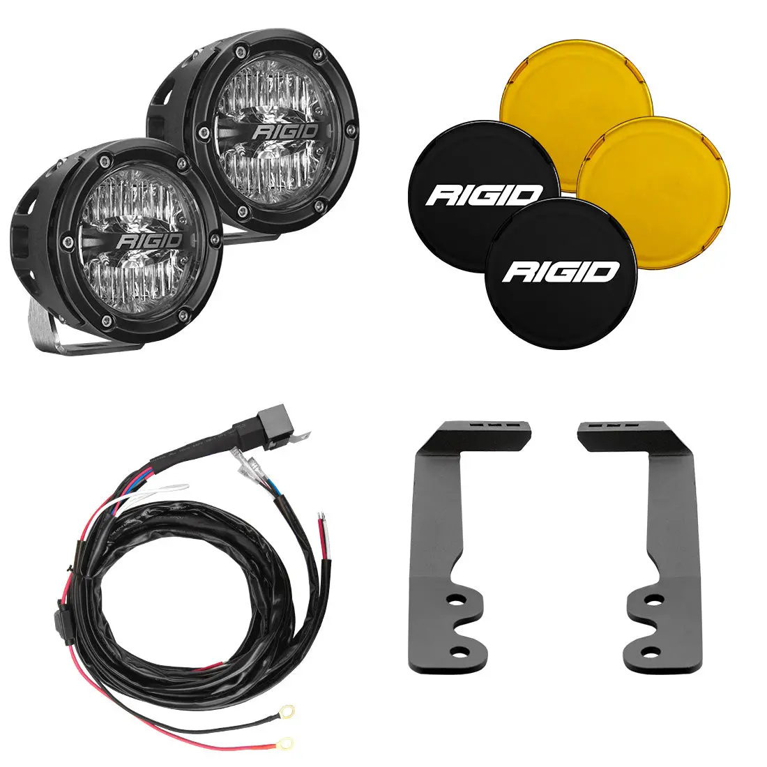 2022+ Toyota Tundra 4 Inch 360-Series A-Pillar Lighting Kit Rigid Industries 1
