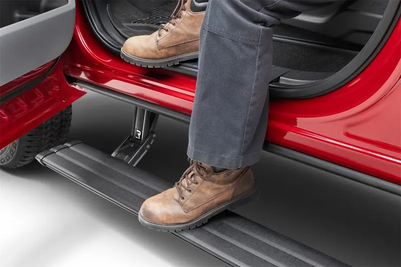 Amp Research 24-25 Ford Ranger Supercrew Powerstep Vision - Black 1