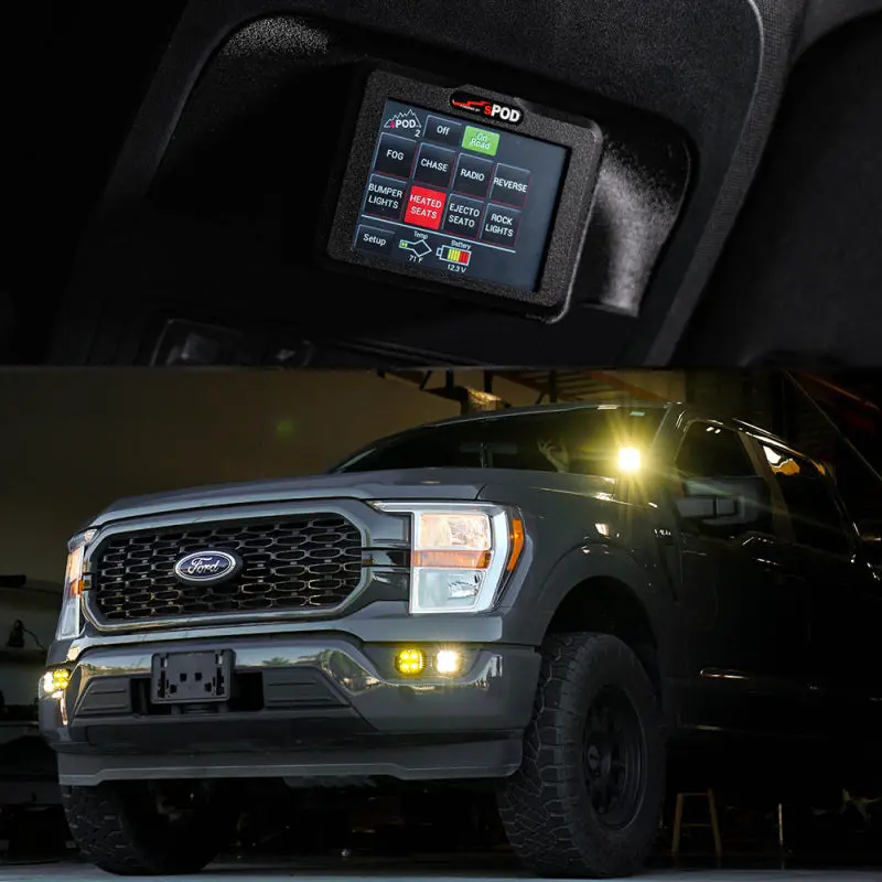 Spod Ford 2021-On F-150 Touchscreen Bantamx Vehicle Kit 1