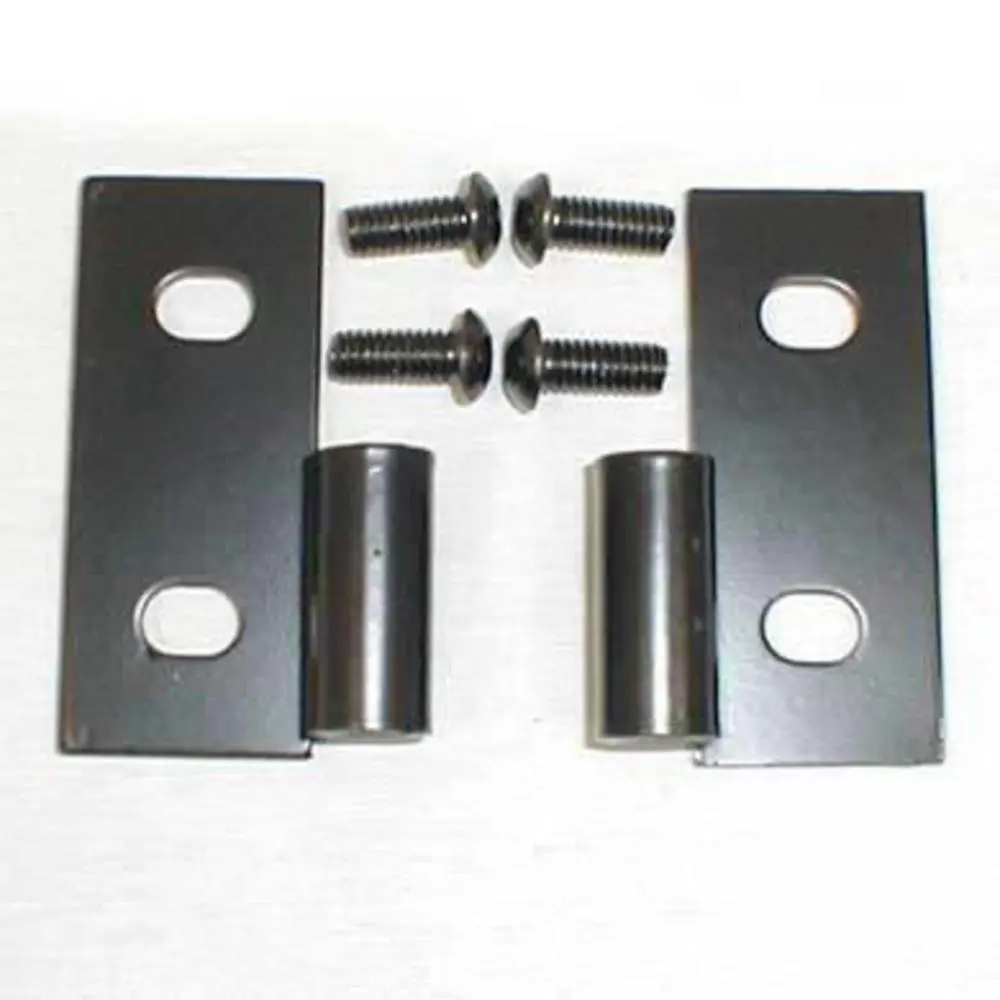 Lower Door Hinge Brackets - Black 1