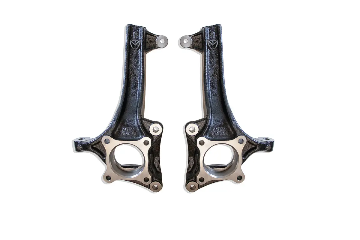 4" Lift Spindles W/ Brake Lines 1
