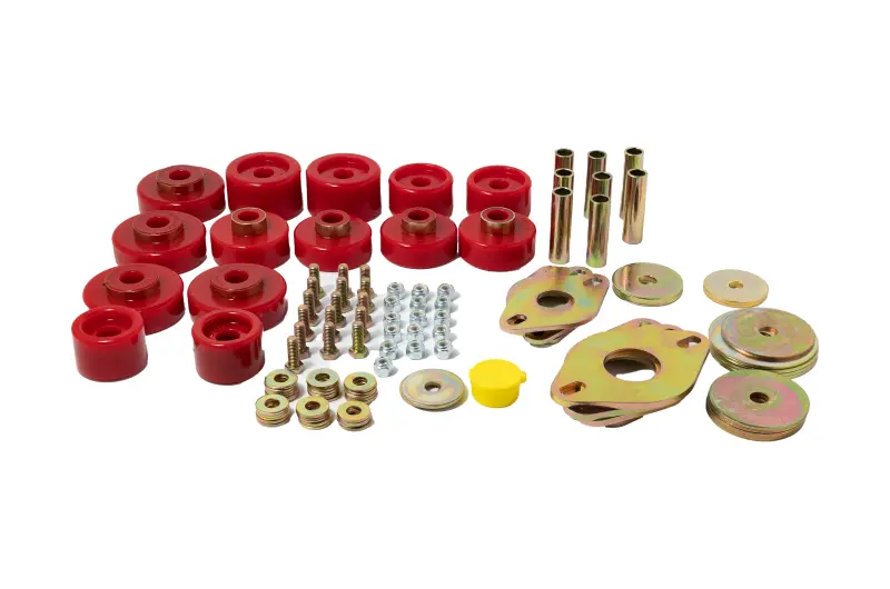 Energy Suspension 09-18 Ram 1500 Ext Cab/ Crew Cab Body Mount Set - Red 1