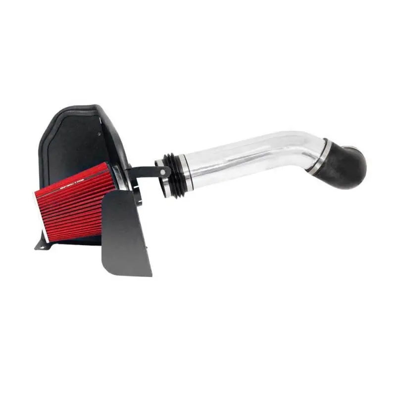 Spectre 07-08 Gm Truck V8-4.8/5.3/6.0L F/I Air Intake Kit - Clear Anodized W/Red Filter 1