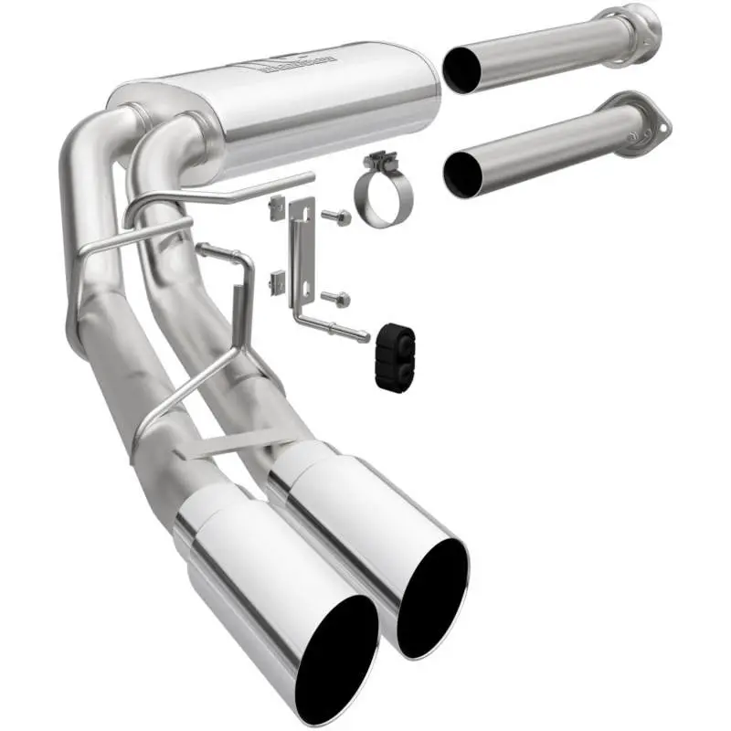 Magnaflow 15-21 Ford F-150 Street Series Cat-Back Performance Exhaust System- Polished Side Exit 1