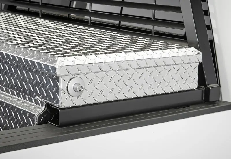 Backrack 2017+ Superduty Aluminum Body Toolbox 21In No Drill Hardware Kit 1