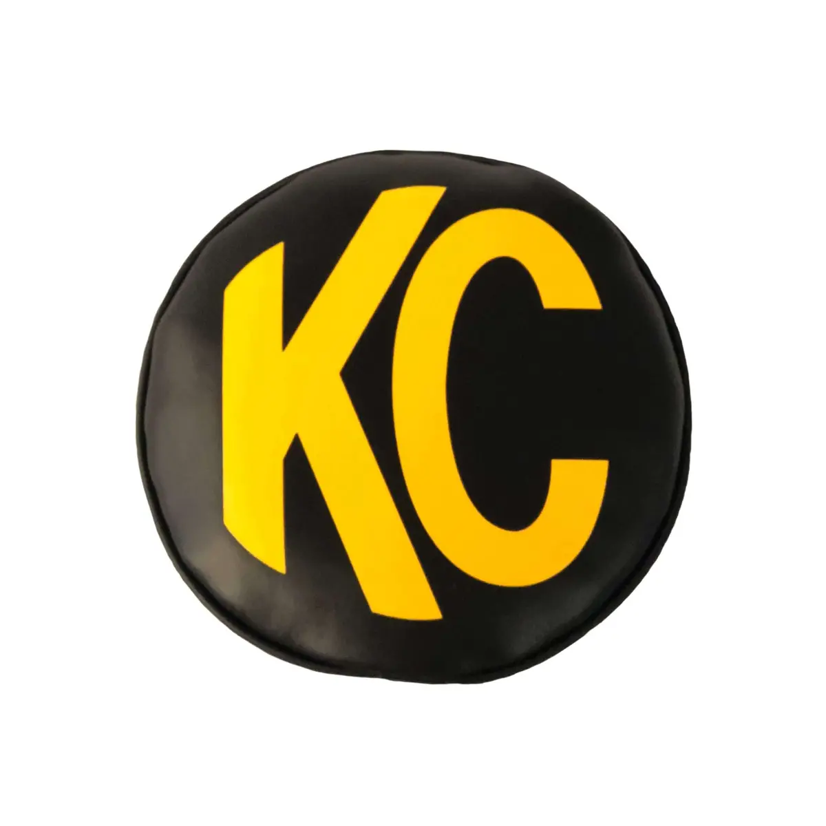 Kc Cover 6In Vinyl Black Yellow Pr 1