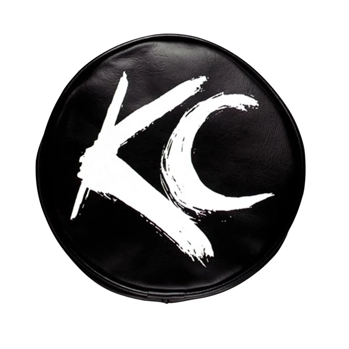 6" Vinyl Cover - Kc 5117 (Black With White Brushed Kc Logo) 1