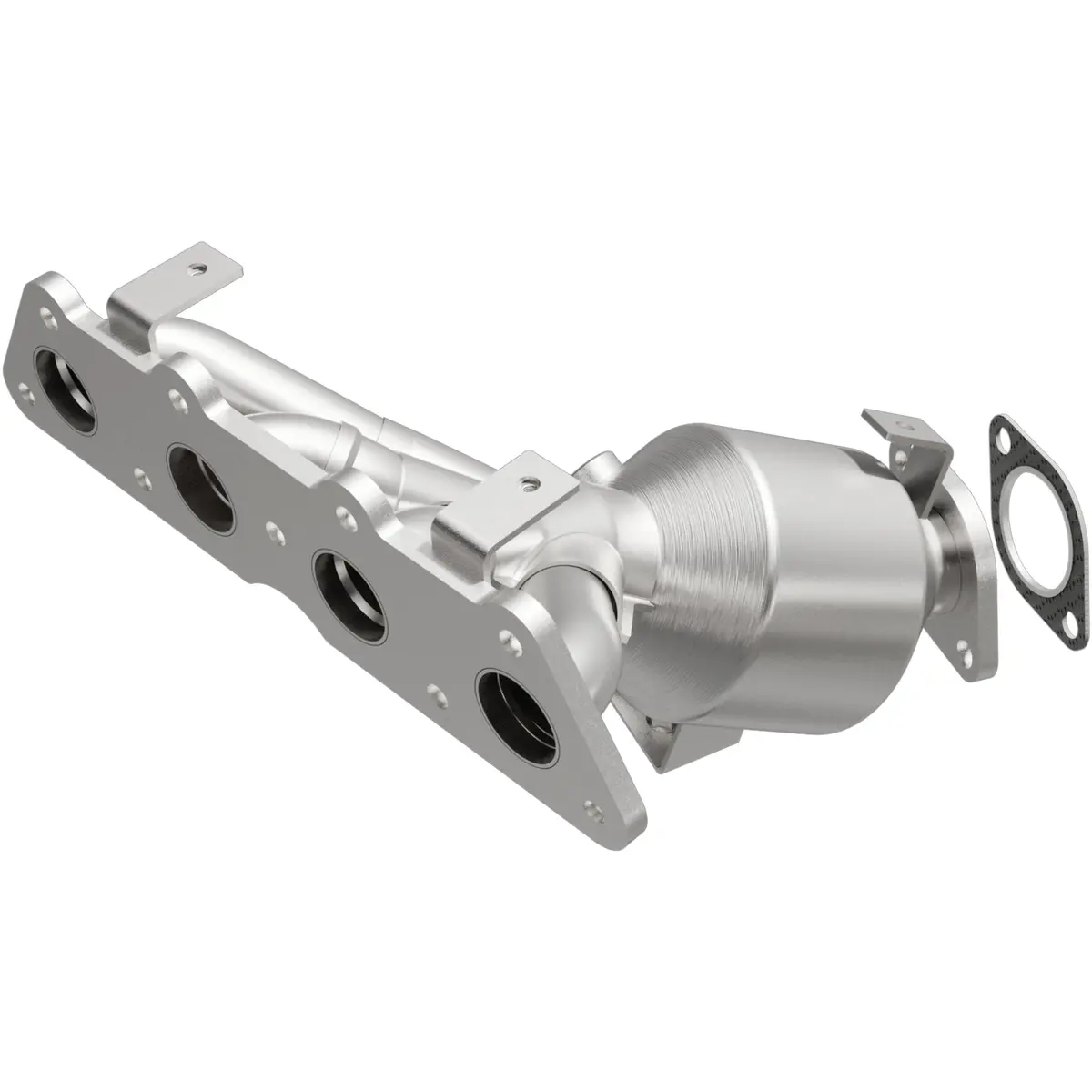 Catalytic Converter With Integrated Exhaust Manifold 1
