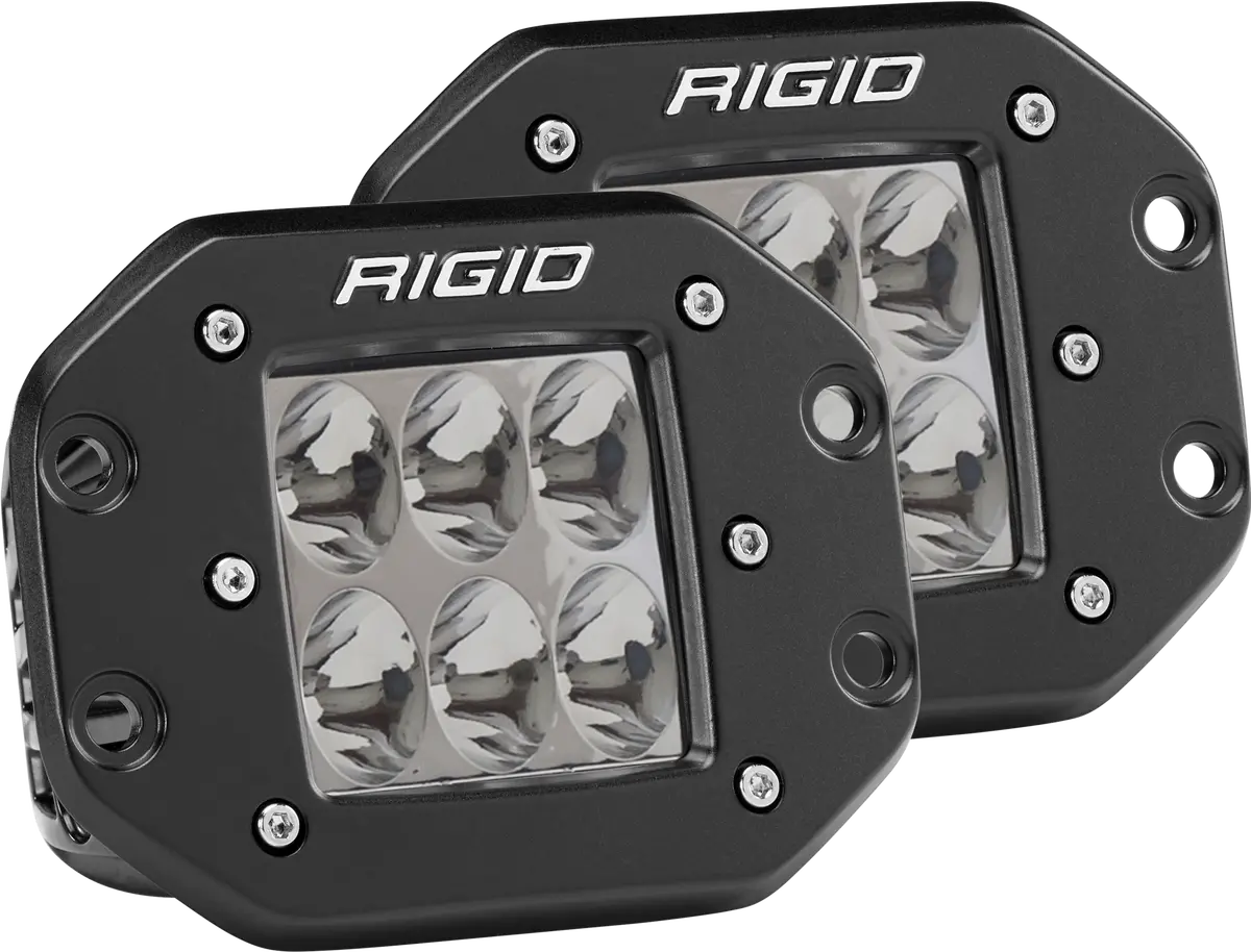 Driving Flush Mount Pair D-Series Pro Rigid Industries 1