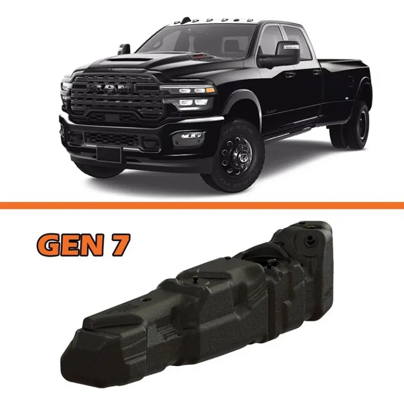 Titan Fuel Tanks 25-26 Ram 2500/3500 Cummins Crew Cab Long Bed 55 Gallon Xxl Mid-Ship Fuel Tank 1