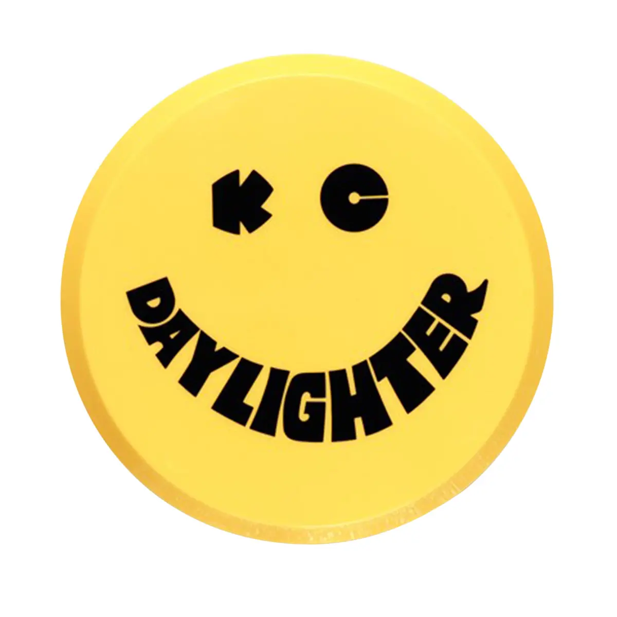 Kc Cover 6In Hard Plastic Daylighter Black Yellow Pr 1