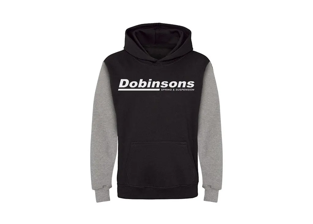 Dobinsons Black And Grey Logo Sweater  (Pg00-2270) 1