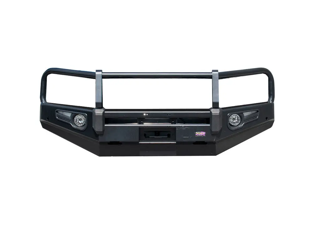 Dobinsons Black Deluxe Bull Bar For Landcruiser 76/78/79 2016+ - Bu59-5550 1