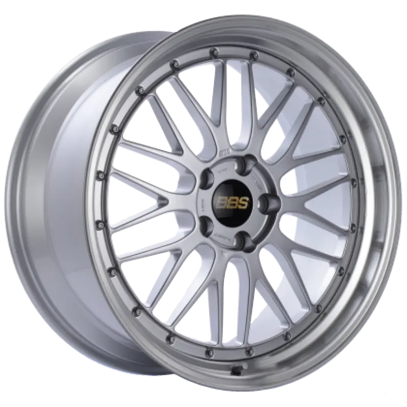 Bbs Lm 18X10 5X114.3 Et20 Diamond Silver Center Diamond Cut Lip Wheel - 82Mm Pfs/Clip Required 1