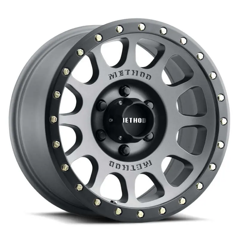 Method Mr305 Nv 18X9 / +18Mm Offset / 6X135 Bp / 94Mm Cb / Titanium - Matte Black Lip Wheel 1