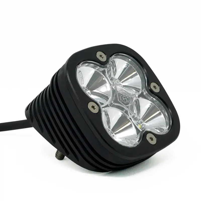 Baja Designs Squadron Pro Series Black Flush Mount Work/Scene Pattern Led Light Pod - Clear 1