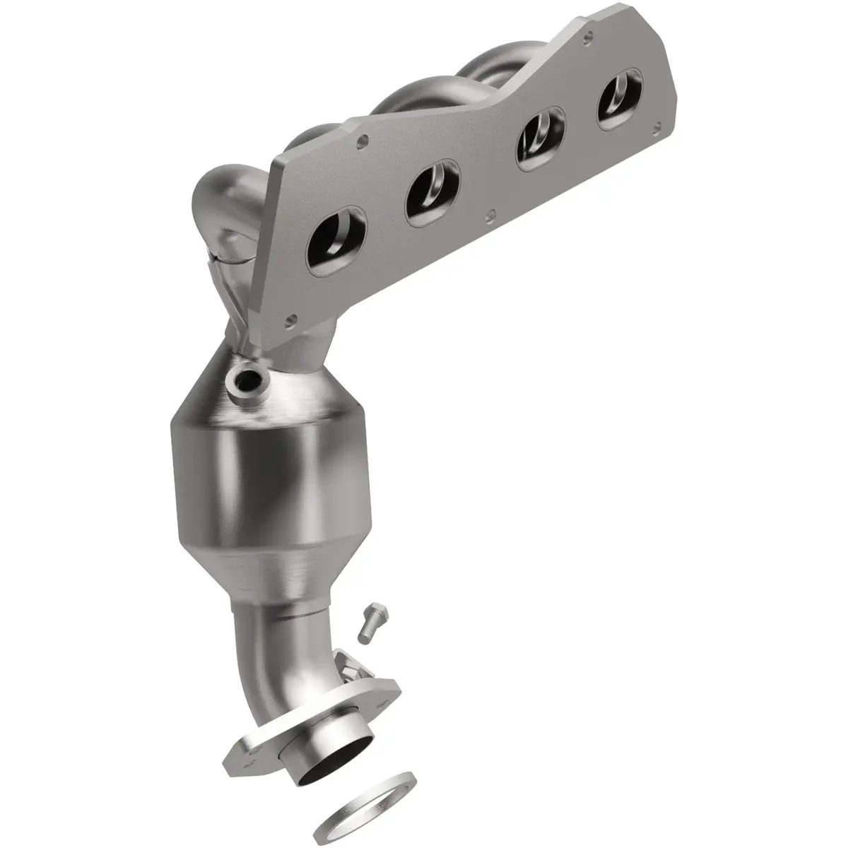 Catalytic Converter With Integrated Exhaust Manifold 1