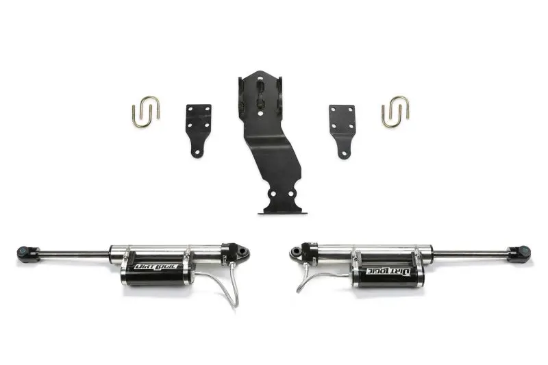 Fabtech 17-21 Ford F250/F350 4Wd Dual Steering Stabilizer System W/Dl 2.25 Resi Shocks 1