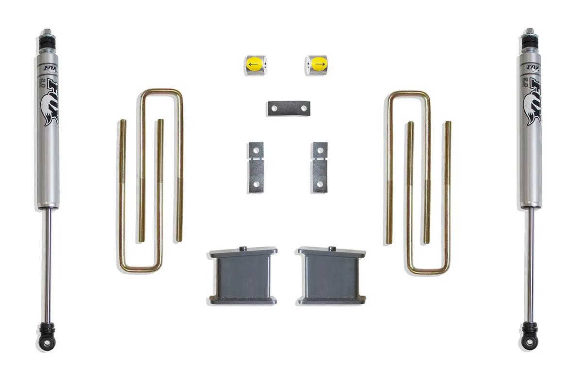 4" Rear Lift Box Kit W/ Fox Shocks 1
