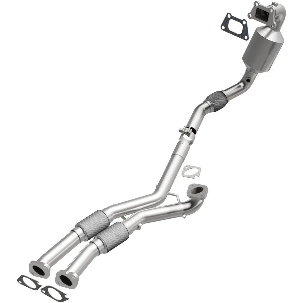 Catalytic Converter With Integrated Exhaust Manifold 1