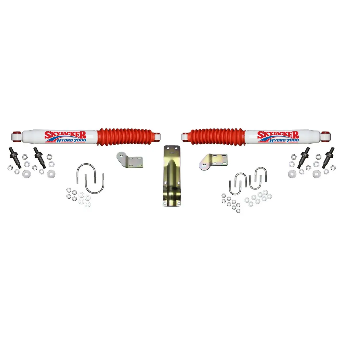 Steering Stabilizer Dual Kit For 4-8.5 Inch Lifts Skyjacker 1