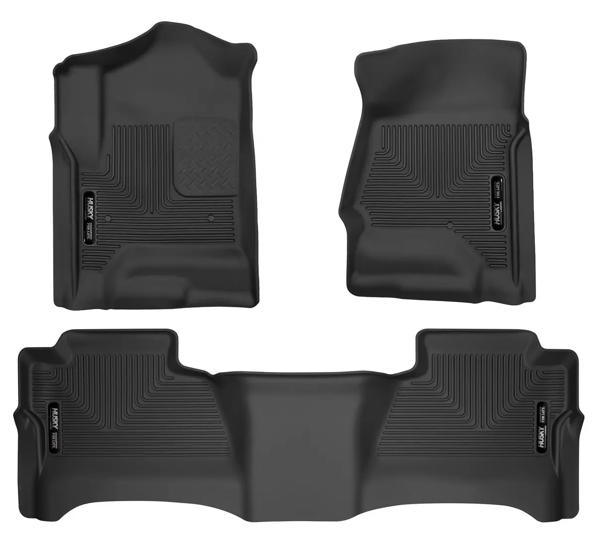 Weatherbeater - Front & 2Nd Seat Floor Liners (Footwell Coverage) 1