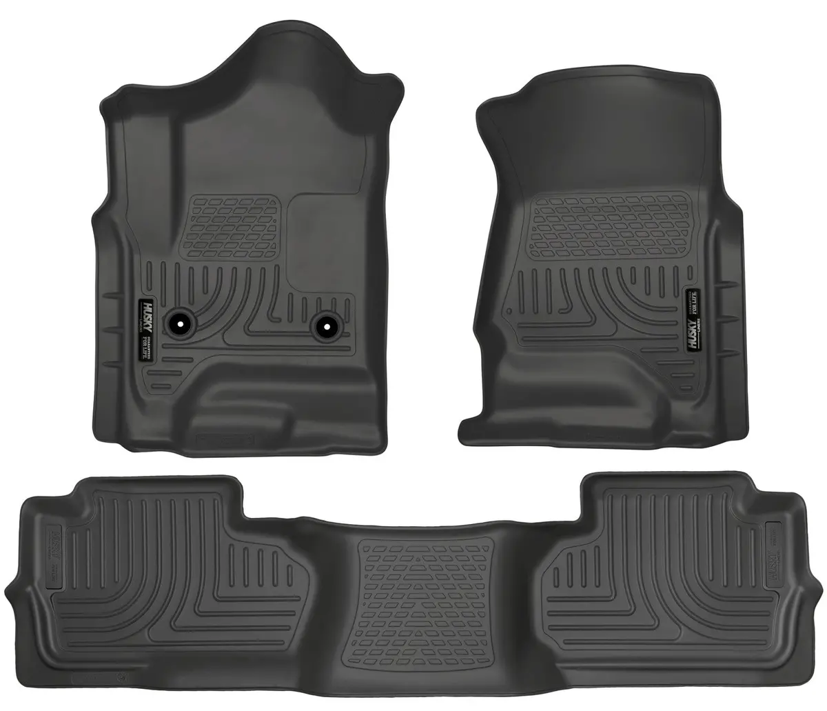 Weatherbeater - Front & 2Nd Seat Floor Liners (Footwell Coverage) 1