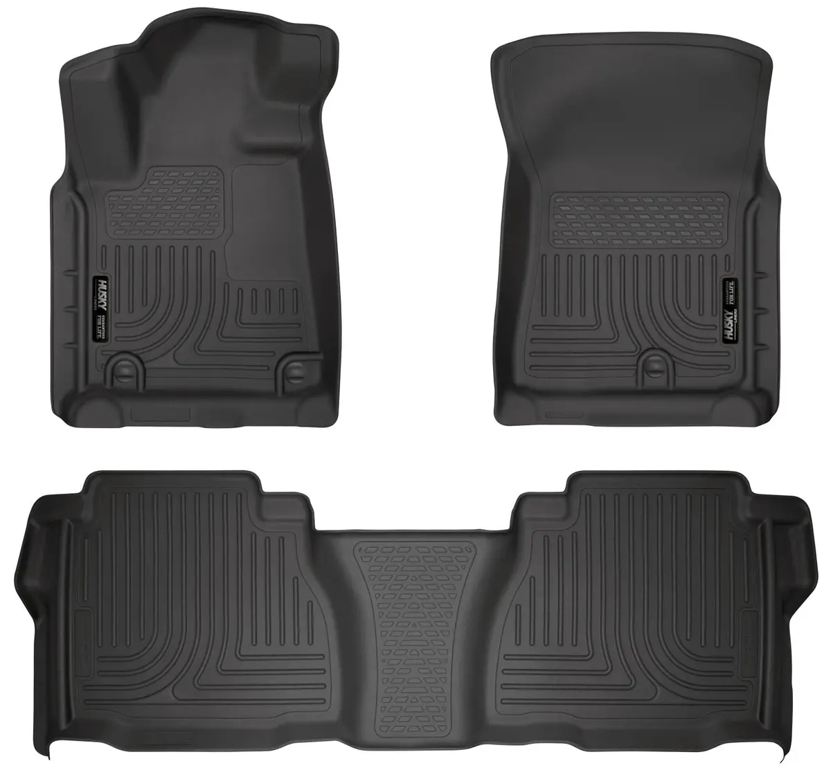 Weatherbeater - Front & 2Nd Seat Floor Liners (Footwell Coverage) 1