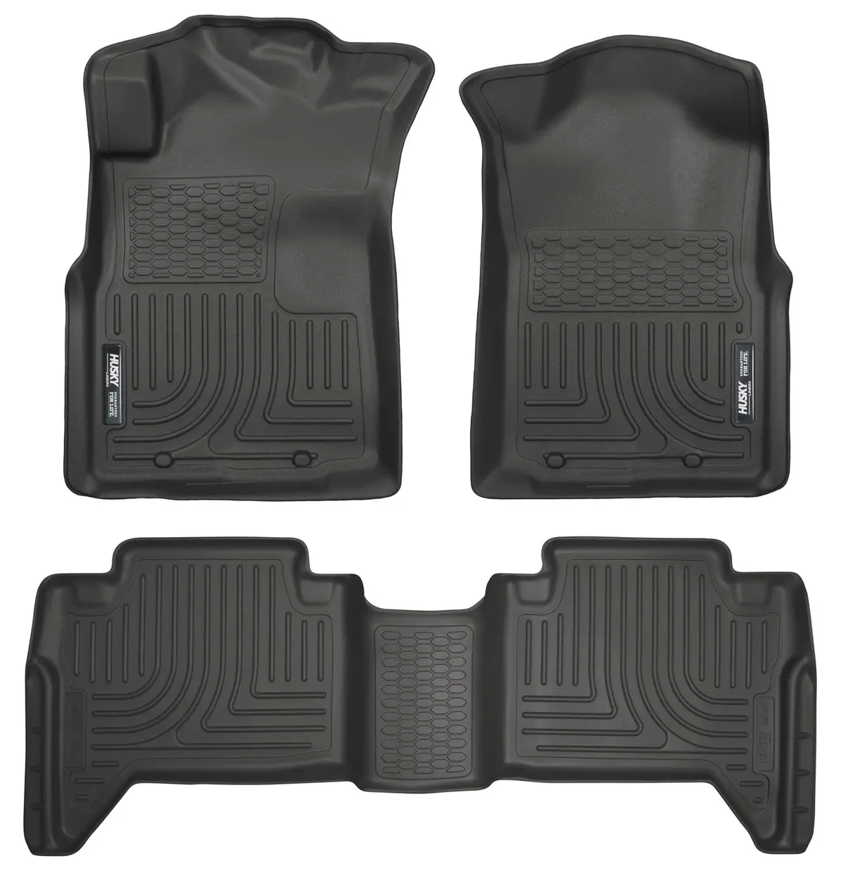 Weatherbeater - Front & 2Nd Seat Floor Liners (Footwell Coverage) 1