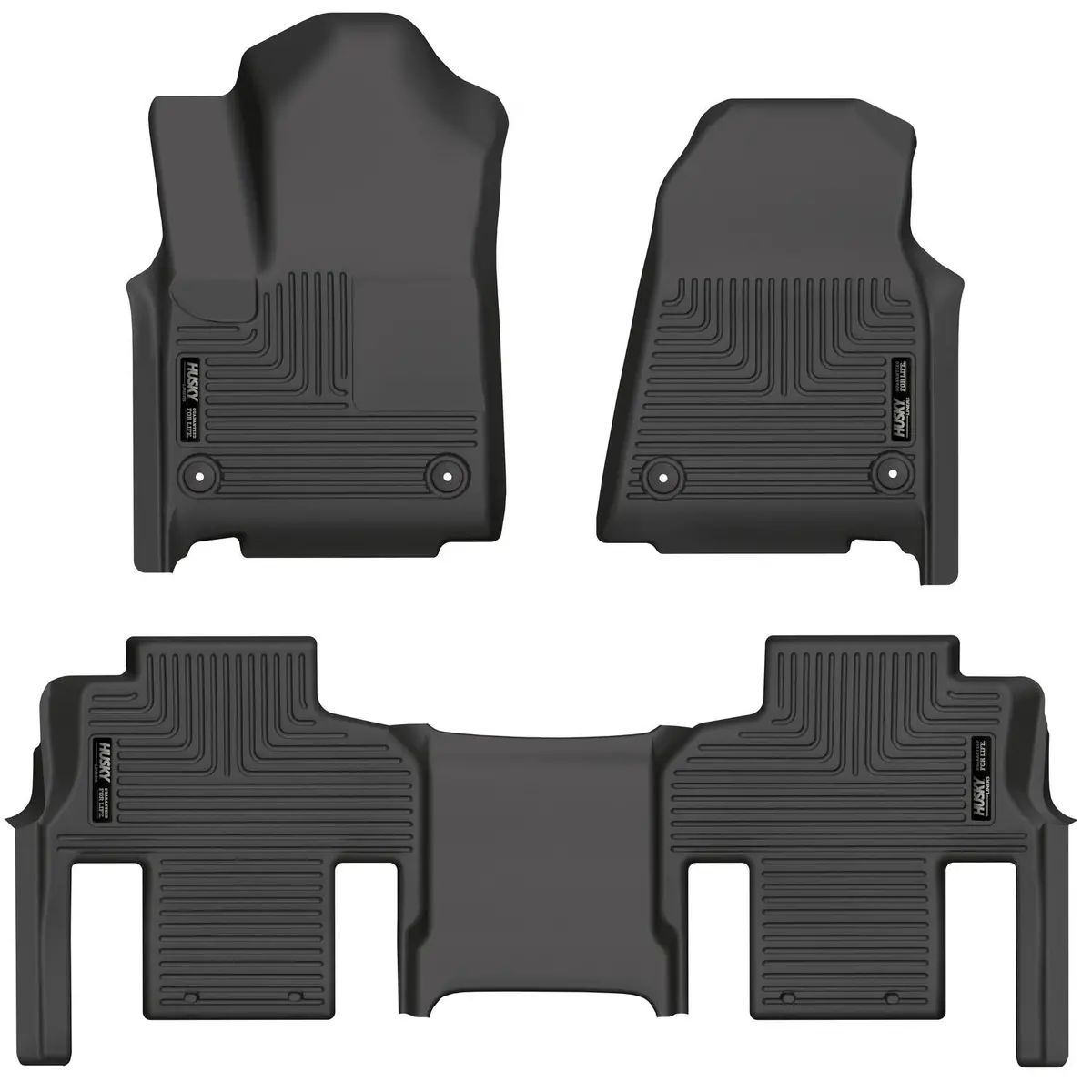 Weatherbeater - Front & 2Nd Seat Floor Liners (Footwell Coverage) 1